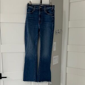 MOTHER Dark Blue Flare Jeans